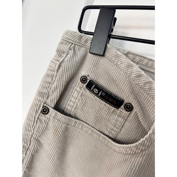 Vintage Lei Women's Corduroy Mid Rise Flare Leg Pants Y2K‎ Streetwear SZ 13 - Picture 7 of 16